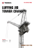luffing jib tower crane