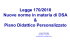 Legge 170/2010, nuove norme in materia di D.S.A. e Piano didattico