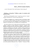 NOTE, APPUNTI E RECENSIONI
