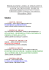 PROGRAMMA DELLE INIZIATIVE ASSOCIAZIONI DEL FORUM TRIMESTRE