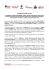 COMUNICATO STAMPA 13/2016 Tornano gli