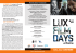 Brochure LUX Film Days - Ufficio d`informazione in Italia del