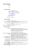 Curriculum Vitae Dott. Federico Audisio di Somma - Medici