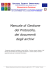 Manuale di Gestione del Protocollo, dei documenti e degli archivi