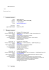 Curriculum Vitae Europeo di Gian Luca Villa