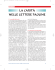 LA CARITÀ NELLE LETTERE PAOLINE