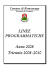LINEE Anno 2008 Triennio 2008 -2010