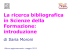 La ricerca bibliografica in Scienze della Formazione
