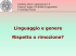 Linguaggio e genere