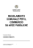 regolamento com le commercio aree pubbliche