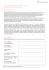Professional Liability Proposal Form (Technical Professions