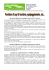Forniture di capi di vestiario, equipaggiamento, etc.