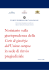 Notiziario sulla giurisprudenza della Corte di giustizia dell`Unione