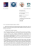 Prot. N. 294/2015 Roma, 11 febbraio 2015 Ministro alla Salute On