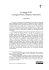 Le leggi di W. Georges Perec, utopia e memoria
