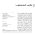 La guerra di Mario - Centro San Fedele