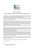 COMUNICATO STAMPA Martedì 21 settembre la