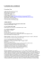 Curriculum vitae et studiorum