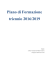 Piano di Formazione triennio 2016/2019