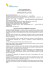 FOGLIO INFORMATIVO CONTO CORRENTE VINCOLATO