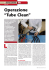 Operazione “Tube Clean”