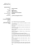 MODELLO PER IL CURRICULUM VITAE