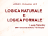 LOGICA NATURALE E LOGICA FORMALE