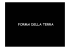5 forma della terra