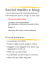 Social media e blog
