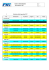 Calendario attività agonistica 2017