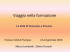 Marco Lombardi - Eliana Terzuoli (Viaggio nella formazione)