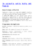 Programma dettagliato
