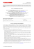 Foglio Informativo CONTO CORRENTE ESTERO Questo conto è