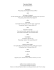 Menu - Bulgari Hotel