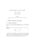 Note di teoria algebrica dei grafi