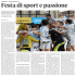 Festa di sport e passione - Scuola professionale per sportivi d`élite