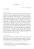 sul reale - Lettera – Psicoanalisi e contemporaneità