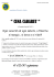 “ CENA CABARET “ € 13,00 a persona - SLP Cisl Palermo