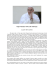 Papa Francesco invita alla tenerezza