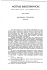 NOTITIAE ·siBLIOGRAPHICAE