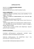 CURRICULUM VITAE Cognome e nome GUGLIELMI MARIA