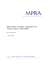 - Munich Personal RePEc Archive