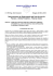 Determinazione del Responsabile dell`Area Servizi alla Persona