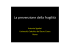 La prevenzione della fragilità