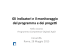 Gli indicatori e il monitoraggio del programma e dei progetti
