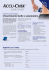 L`inserimento facile e automatico. - Accu