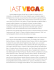 PRESSBOOK COMPLETO in ITALIANO di LAST VEGAS