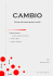 CAMBIO Number 1 - Cambio. Rivista sulle Trasformazioni Sociali