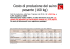 Costo di produzione del suino pesante (160