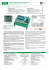 trasmettitore di peso analogico con rs485